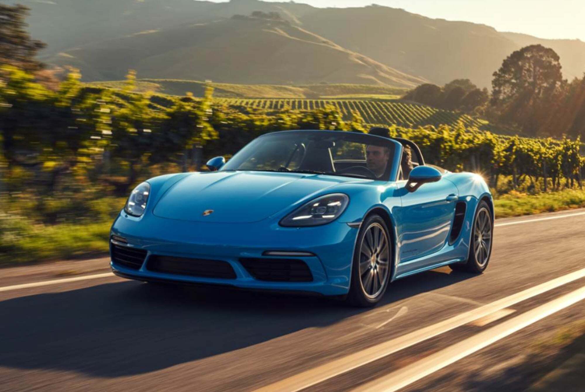 Drivetrain Repair Services blue porsche