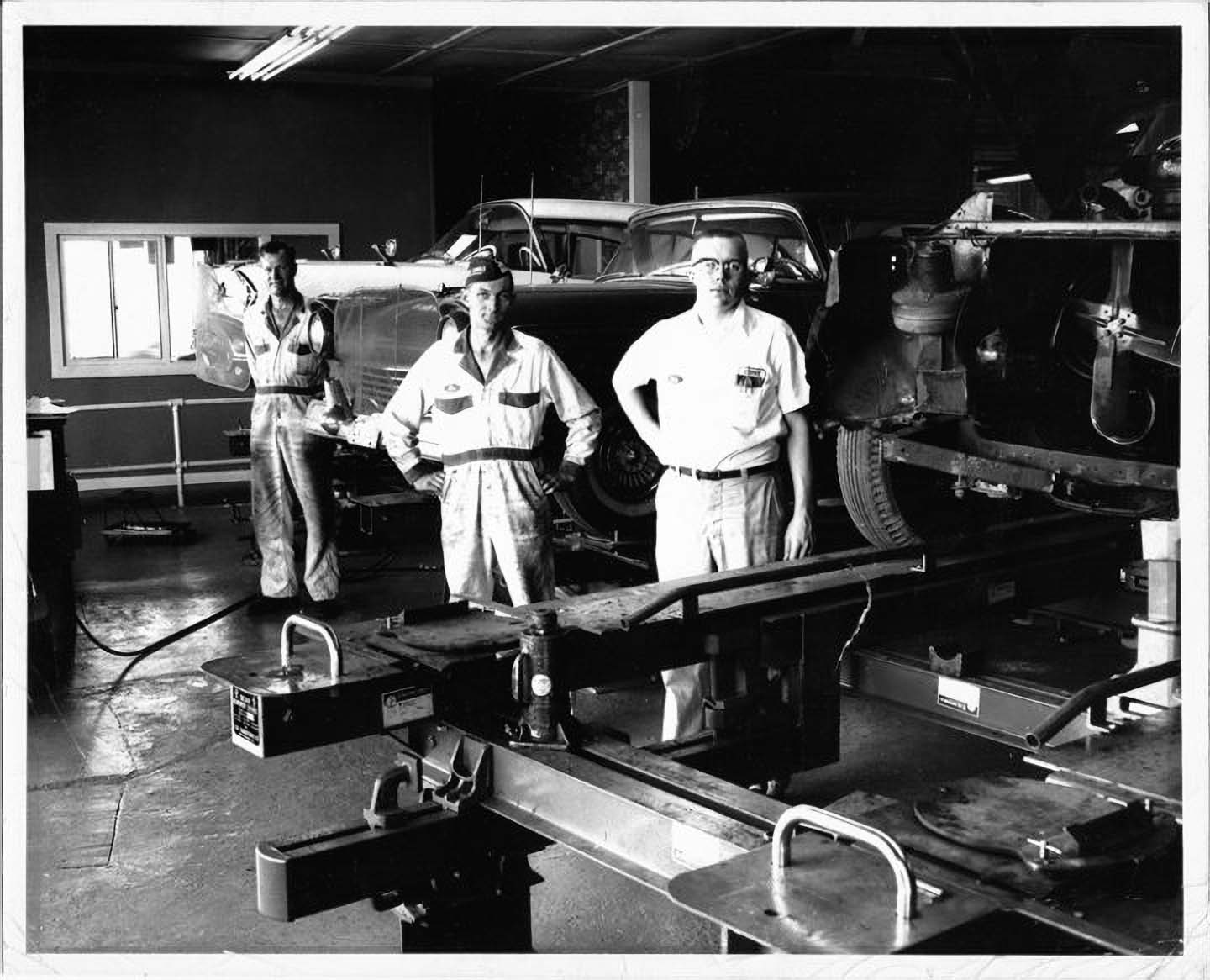 Schoonover Bodyworks in 1955 Schoonover Bodyworks in 1955