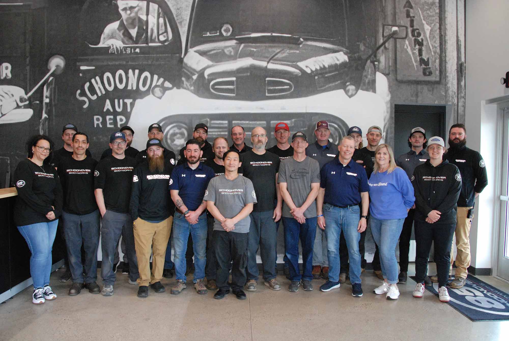 Schoonovery BodyWorks and Auto Care schoonover body works team