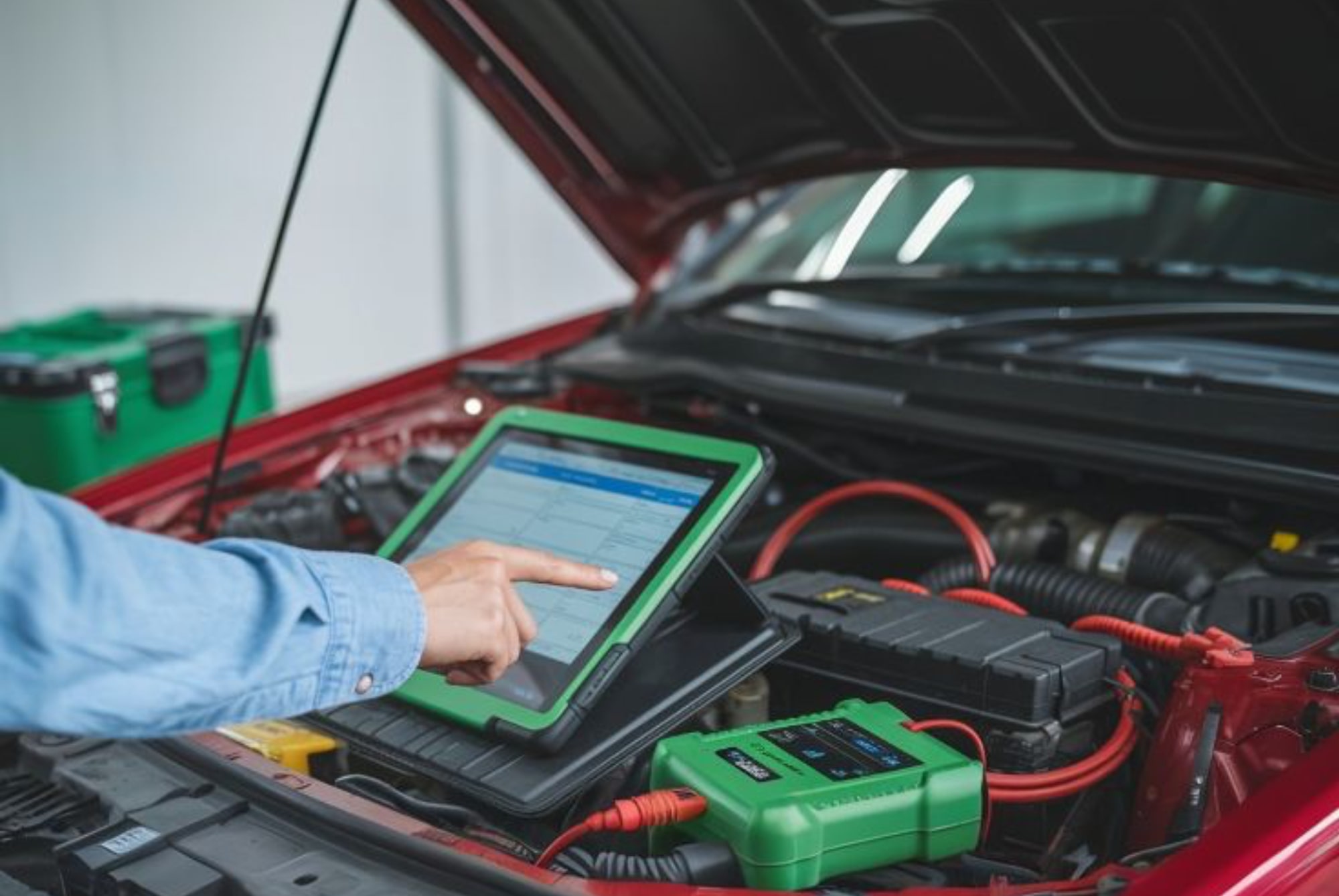 Electrical Diagnostics and Repair tech diag red car Electrical Diagnostics and Repair tech diag red car